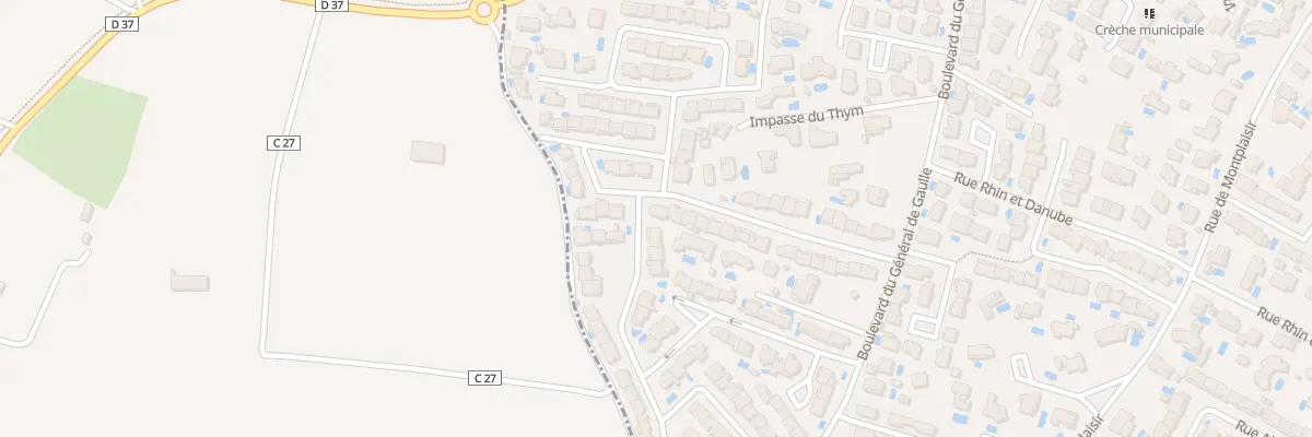 Plan du 21 Rue des Tilleuls à Sérignan