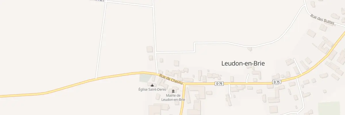 Plan du 1 Che des Clos à Leudon-en-Brie