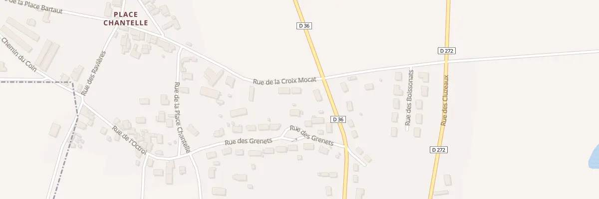 Plan du 1 Rue de la Croix Mocat à Biozat