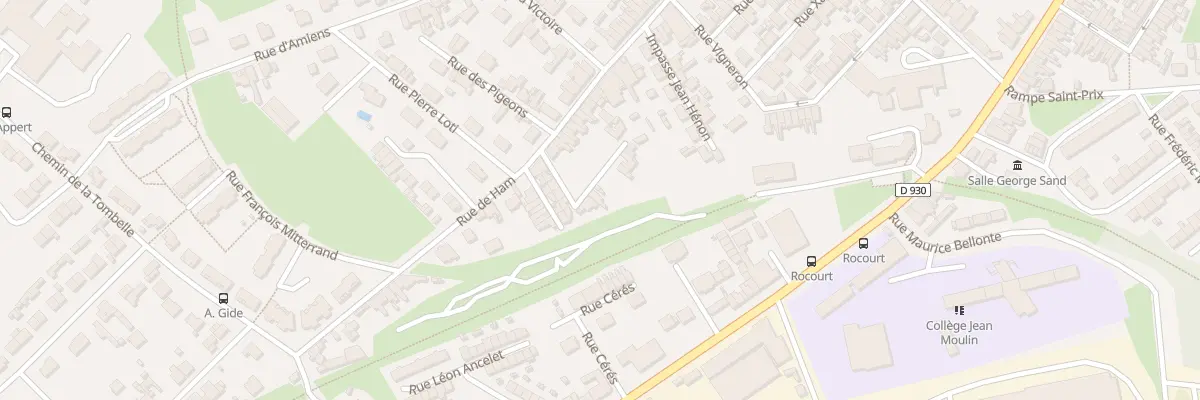 Plan du 197H Rue de Ham à Saint-Quentin