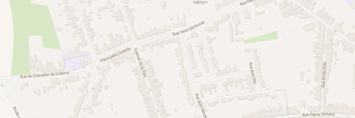 Plan du 6 Rue Jean Moulin à Somain