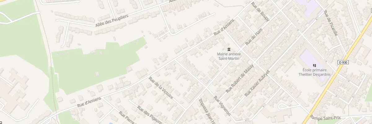 Plan du 56 Rue Vigneron Prolongée à Saint-Quentin