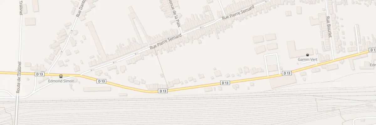 Plan du 169 Rue Pierre Semard à Somain