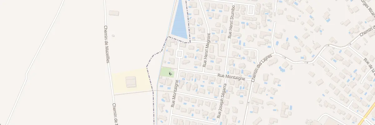 Plan du 42 Rue Montaigne à Sérignan