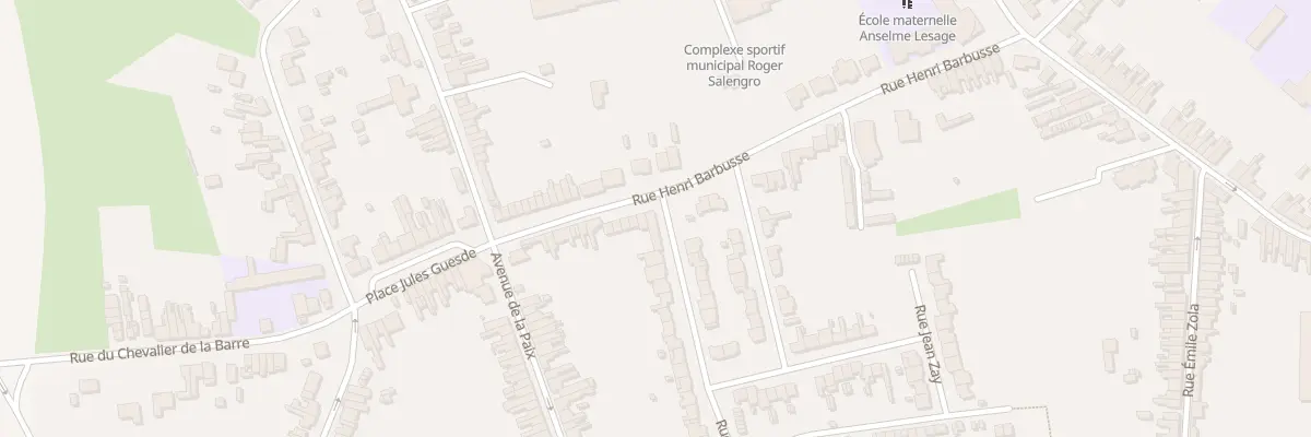 Plan du 43 Rue Henri Barbusse à Somain