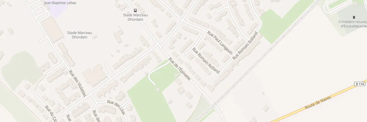 Plan du 51 Rue de l’Épinette à Escaudœuvres