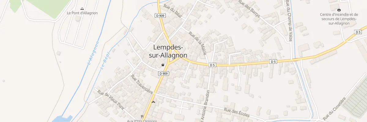 Plan du 4 Rue de la République à Lempdes-sur-Allagnon