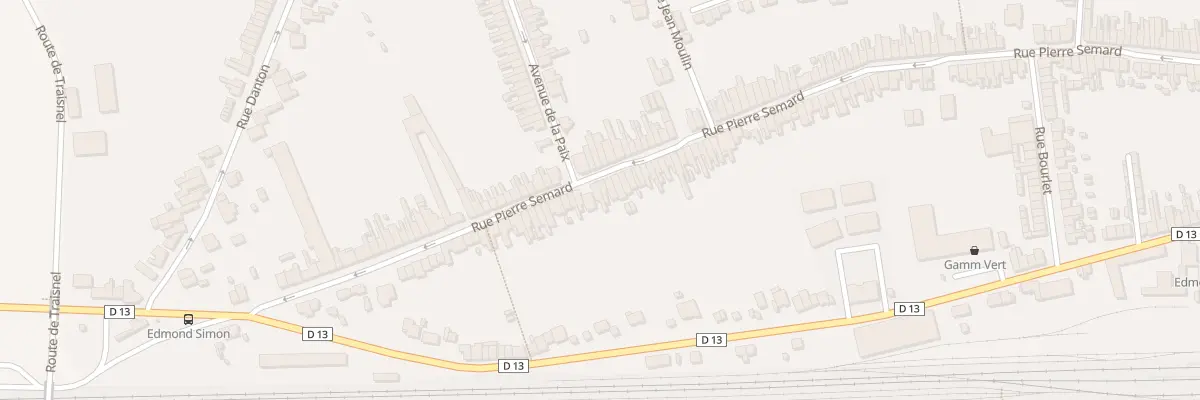 Plan du 161 Rue Pierre Semard à Somain