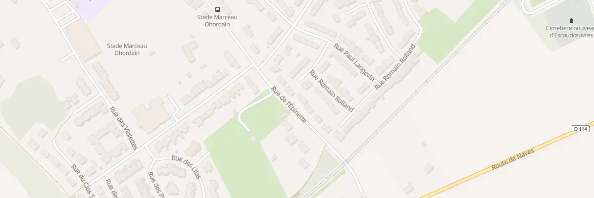 Plan du 53 Rue de l’Épinette à Escaudœuvres