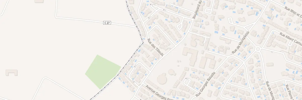 Plan du 6 Rue des Tilleuls à Sérignan