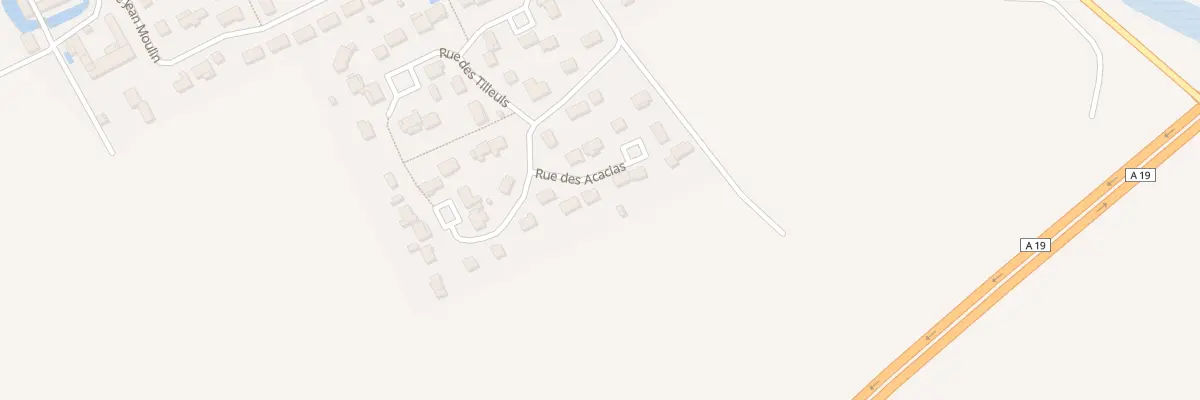 Plan du 1 Rue des Acacias à Cuy