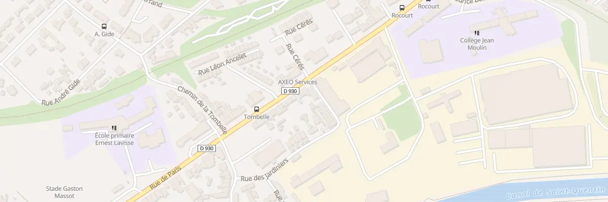 Plan du 159 Rue de Paris à Saint-Quentin