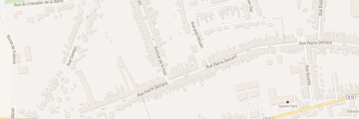 Plan du 170 Rue Pierre Semard à Somain