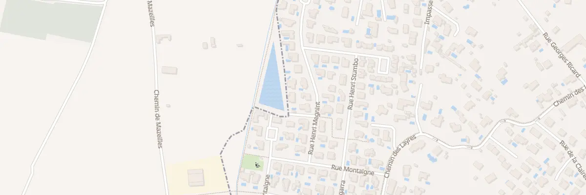 Plan du 8 Rue Henri Megnint à Sérignan