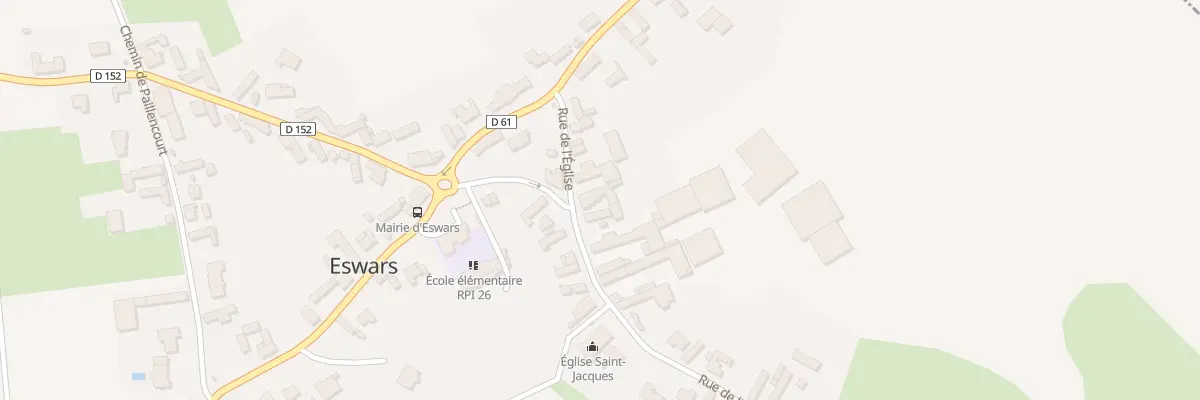 Plan du 8 Rue de l’Eglise à Eswars