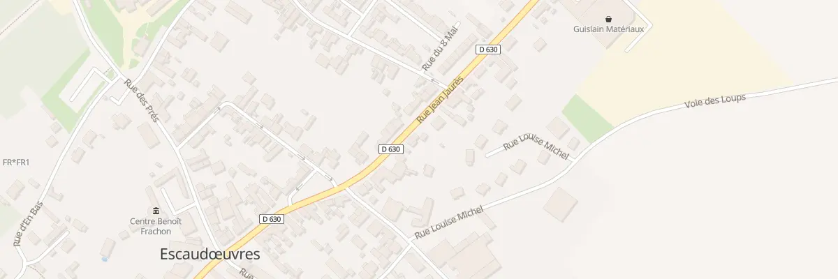 Plan du 342 Rue Jean Jaurès à Escaudœuvres