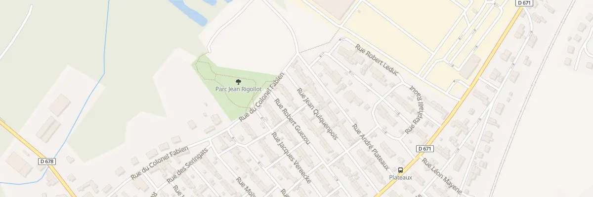 Plan du 18 Rue Guezou à Gauchy