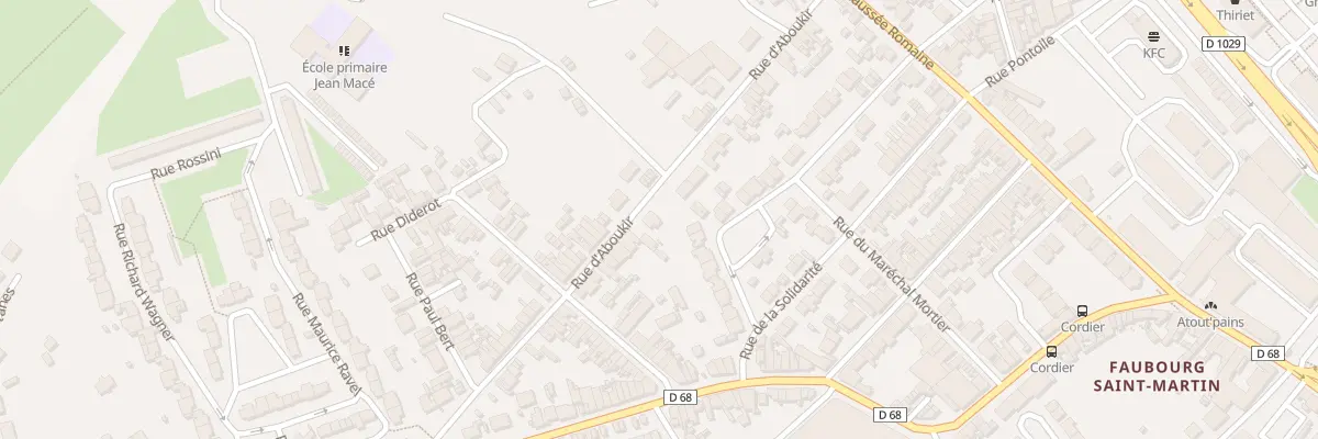 Plan du 35 Rue d’Aboukir à Saint-Quentin
