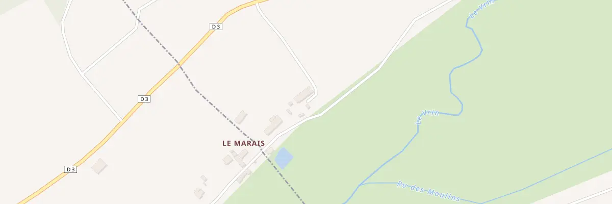 Plan du 349 Aux Foulons de Precy à La Celle-Saint-Cyr