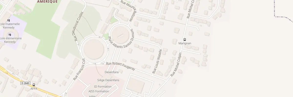 Plan du 6 Rue Louis Watelle à Cambrai