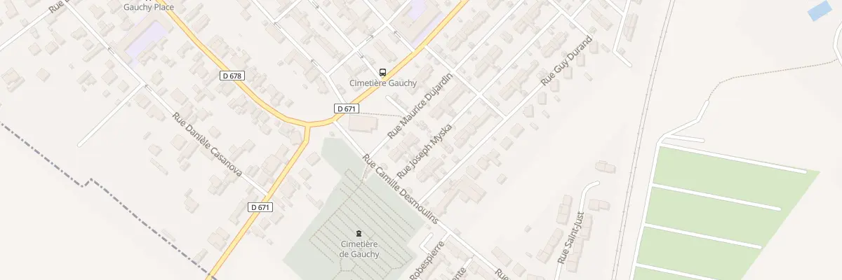 Plan du 21 Rue Dujardin à Gauchy