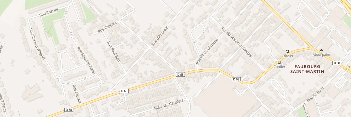 Plan du 10 Rue Jean-baptiste Langrand à Saint-Quentin