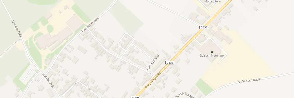 Plan du 8 Rue du Huit Mai à Escaudœuvres