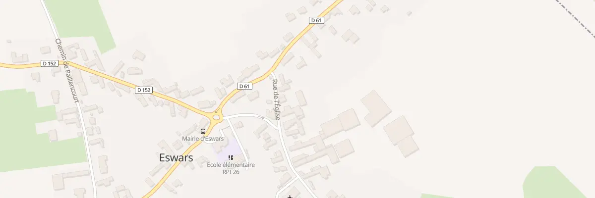 Plan du 6 Rue de l’Eglise à Eswars