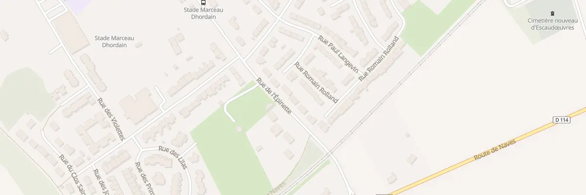 Plan du 57 Rue de l’Épinette à Escaudœuvres