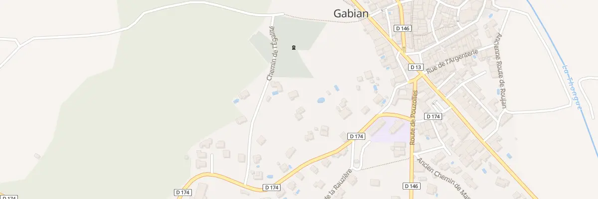 Plan du 5547 Che de l’Egalité à Gabian