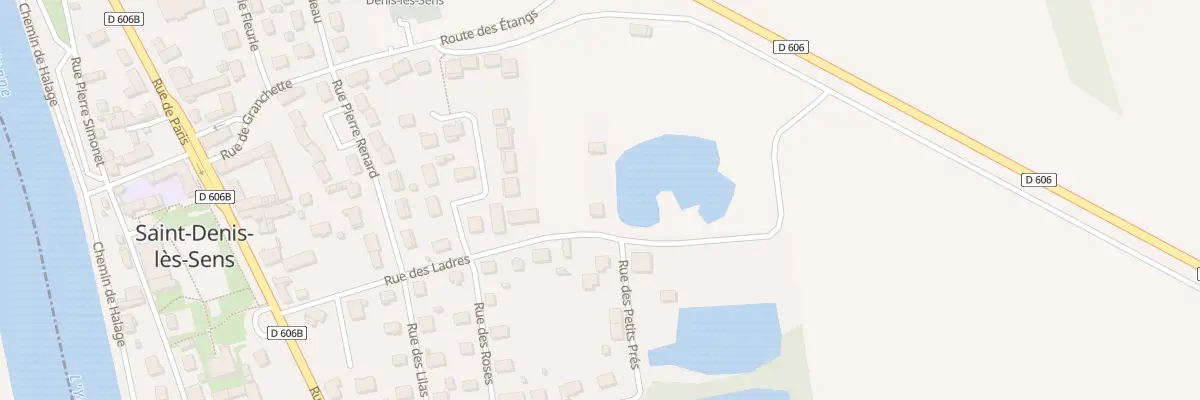 Plan du 5213 Rue des Ladres à Saint-Denis-lès-Sens