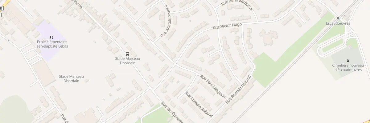 Plan du 29 Rue Paul Langevin à Escaudœuvres