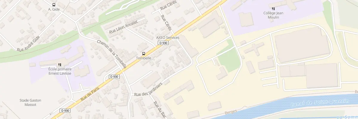 Plan du 22 Rue des Jardiniers à Saint-Quentin