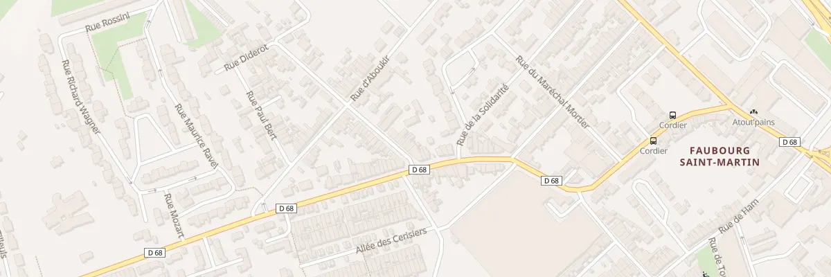 Plan du 6 Rue Jean-baptiste Langrand à Saint-Quentin