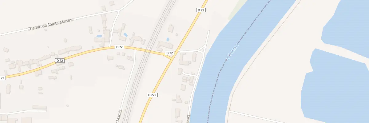 Plan du 2 Che des Pécheurs à Marsangy