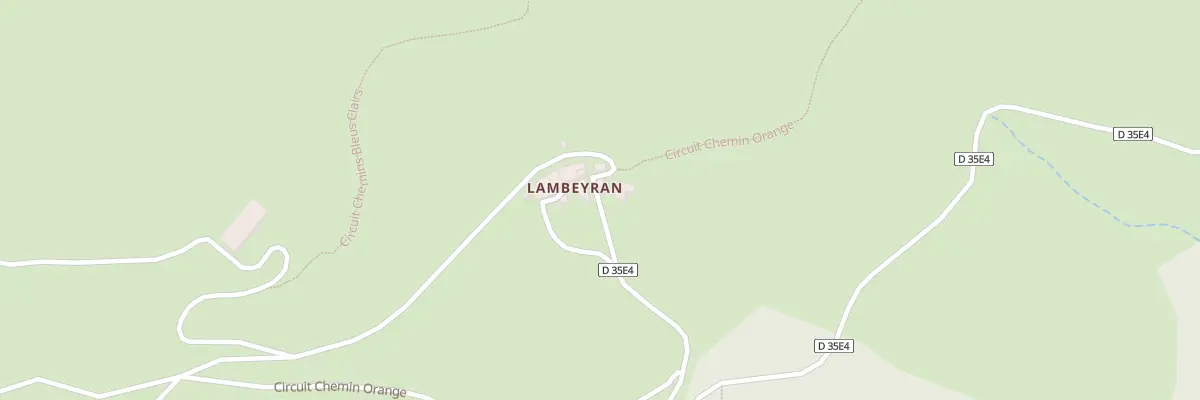 Plan du 8 Pl de Lambeyran aux Plans