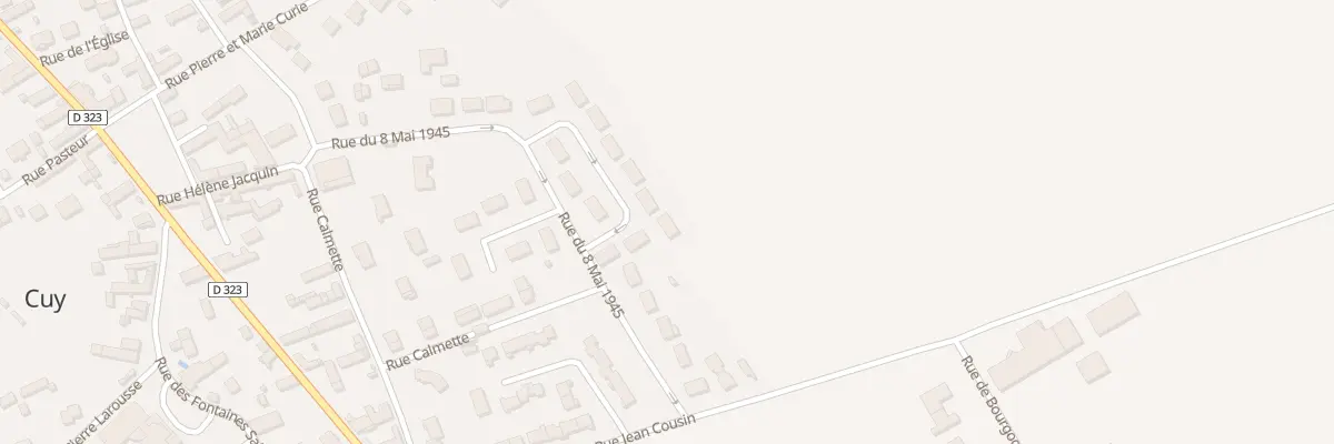 Plan du 13 Rue du Soleil Levant à Cuy