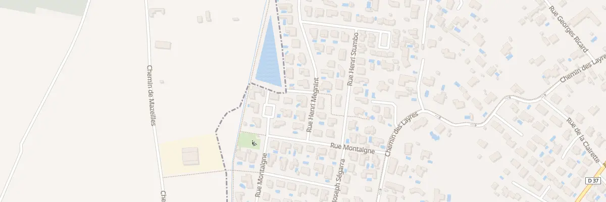 Plan du 6 Rue Henri Megnint à Sérignan