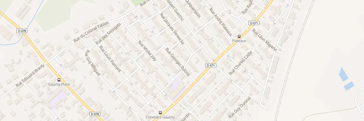 Plan du 1 Rue Verecke à Gauchy