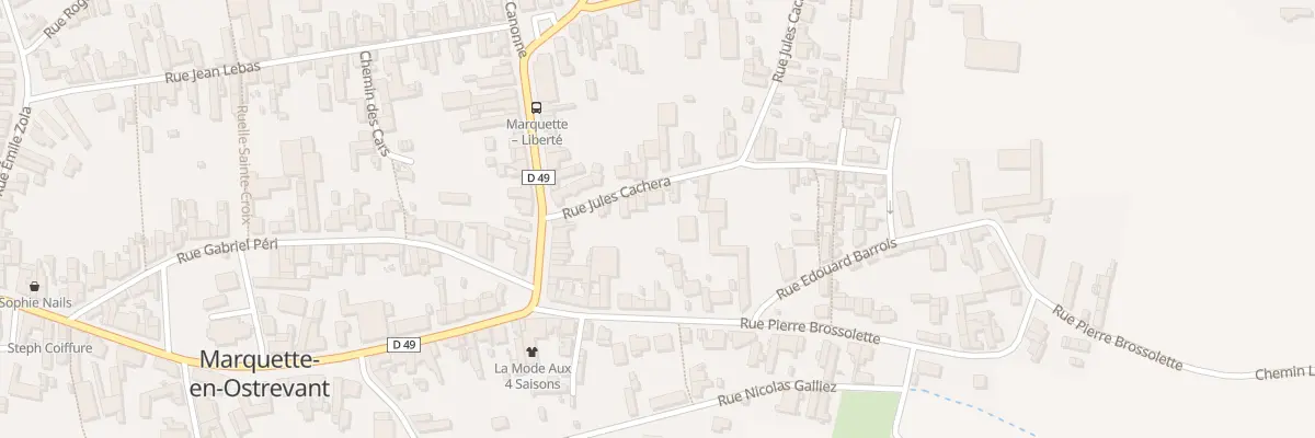 Plan du 3 Rue Jules Cachera à Marquette-en-Ostrevant