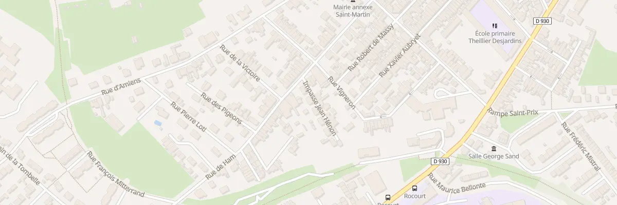 Plan du 161L Rue de Ham à Saint-Quentin