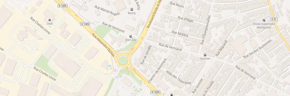 Plan du 6 Rue de Vendée à Saint-Quentin