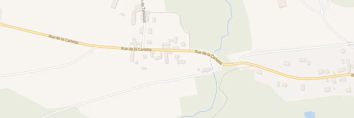 Plan du 13 Rue de la Carlette à Vauxrezis