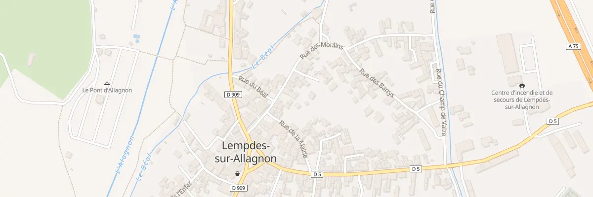 Plan du 5094F Rue des Moulins à Lempdes-sur-Allagnon