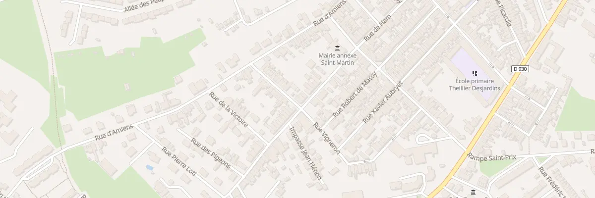 Plan du 174 Rue de Ham à Saint-Quentin