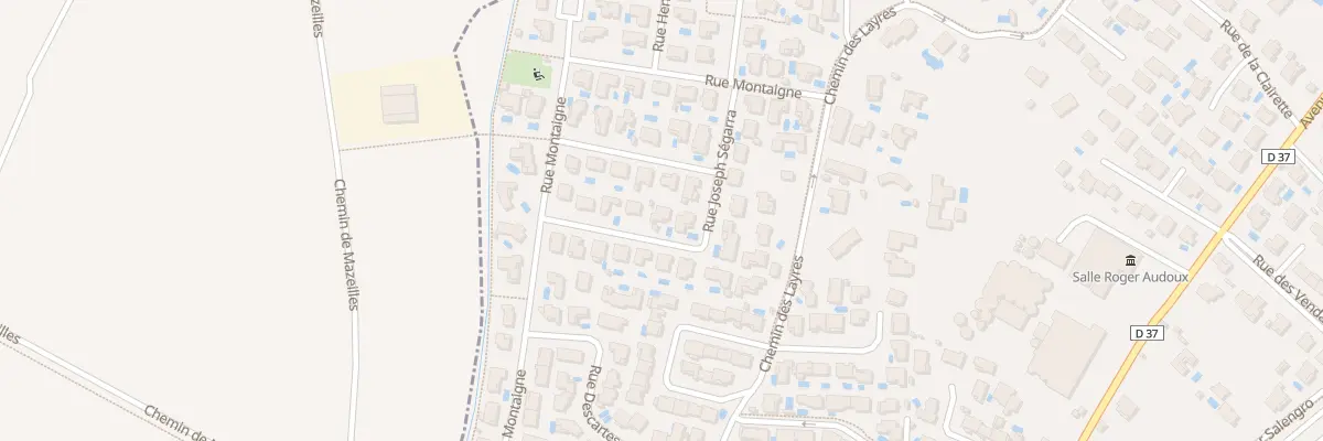 Plan du 10 Rue Joseph Segara à Sérignan