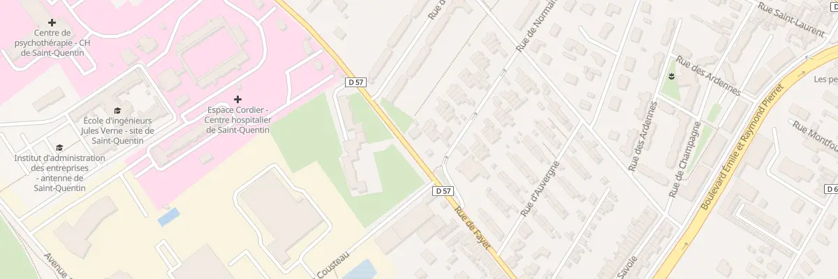 Plan du 264B Rue de Fayet à Saint-Quentin