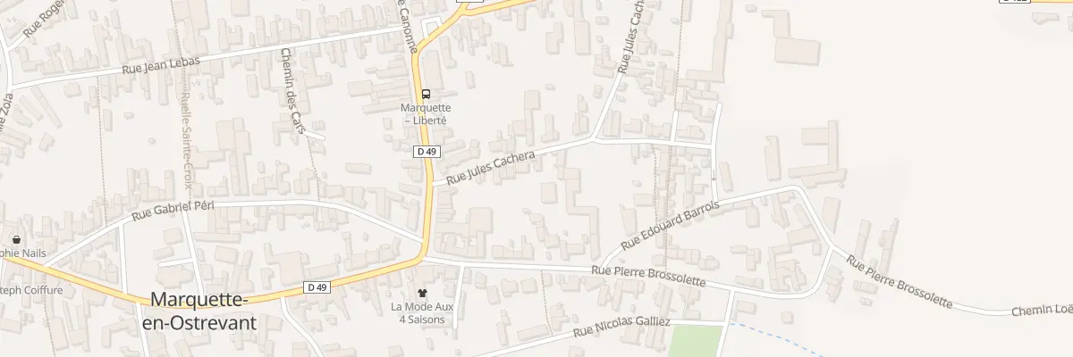 Plan du 5 Rue Jules Cachera à Marquette-en-Ostrevant