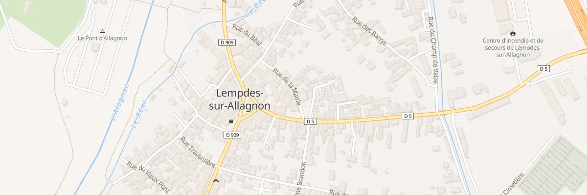 Plan du 3 Rue de la Mairie à Lempdes-sur-Allagnon