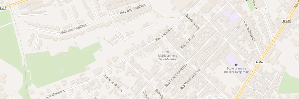 Plan du 33 Rue d’Amiens à Saint-Quentin